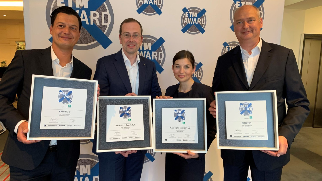 Σαρωτική η ΜΑΝ Truck & Bus στα βραβεία ETM Awards 2022