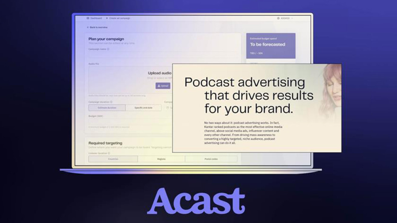 H Acast λανσάρει «self-service» ad πλατφόρμα, αφιερωμένη στα podcasts