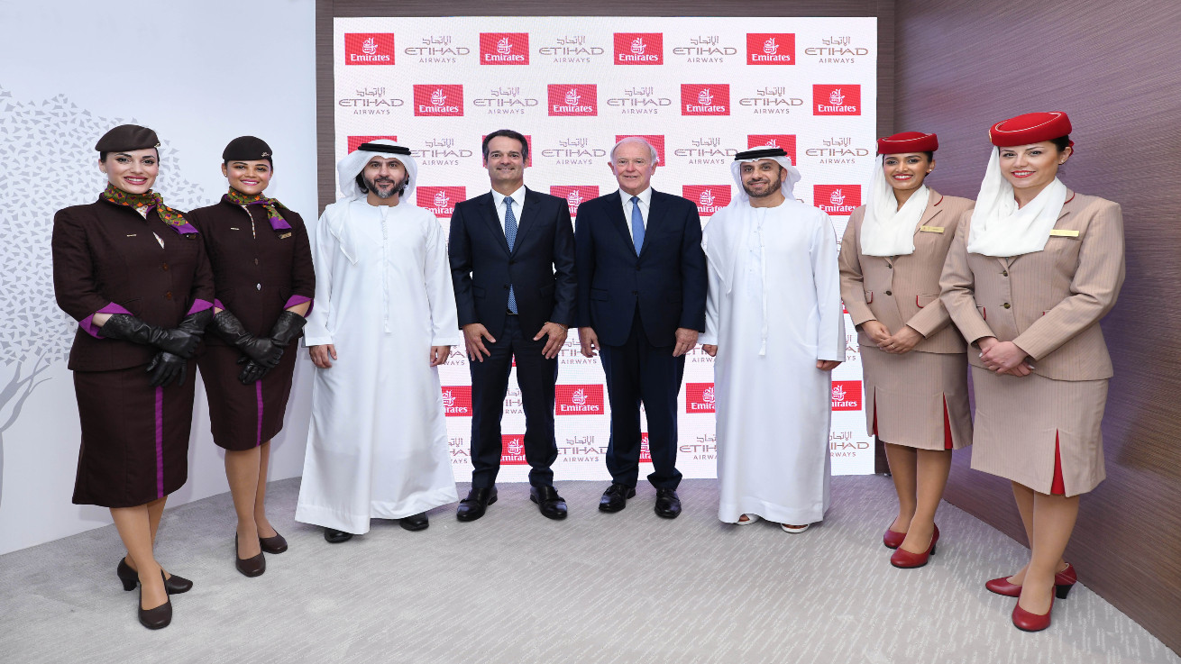 Emirates και Etihad Airways επεκτείνουν τη συνεργασία τους με διευρυμένες επιλογές δρομολογίων, στοχεύοντας στην ενίσχυση του τουρισμού των Ηνωμένων Αραβικών Εμιράτων