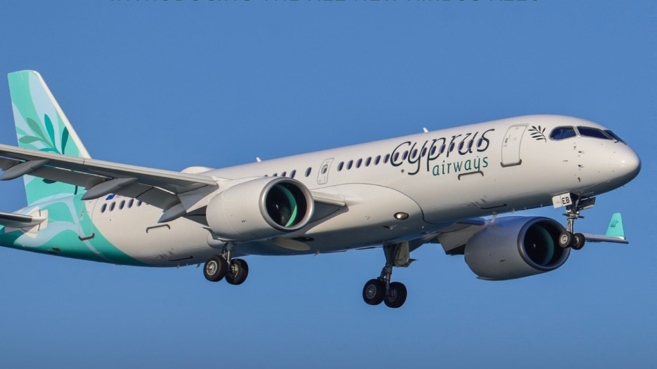 Πρώτη εμπορική πτήση της Cyprus Airways με το Airbus A220
