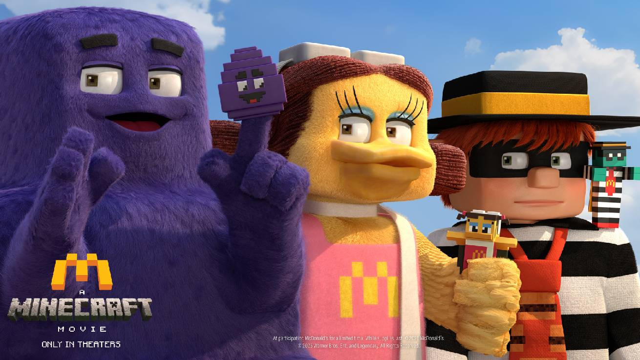 McDonald’s Χ Minecraft-Ο Κόσμος είναι Δικός Σου για να Δημιουργήσεις: Η McDonald’s λανσάρει το Α Minecraft Movie Meal και το Happy Meal