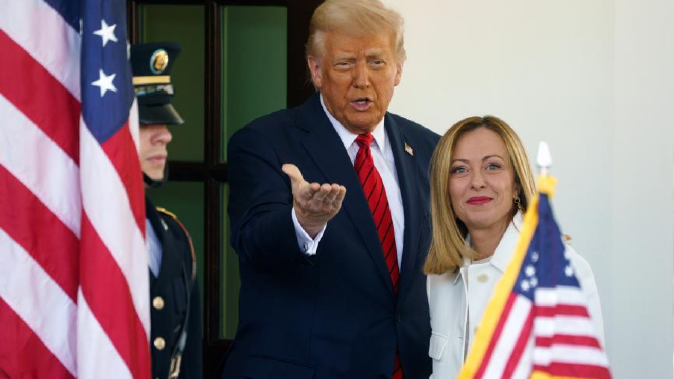 Η Μελόνι στα βήματα του Τραμπ: Στόχος μου το «Make West Great Again»