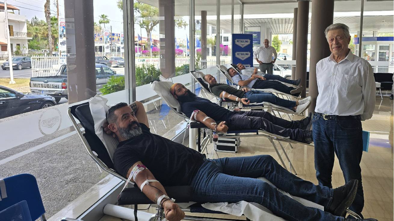 Πετρολίνα: Προσφορά ζωής μέσω αιμοδοσίας - Αιμοδοσία εις μνήμη Νίκου και Λούλας Λευκαρίτη