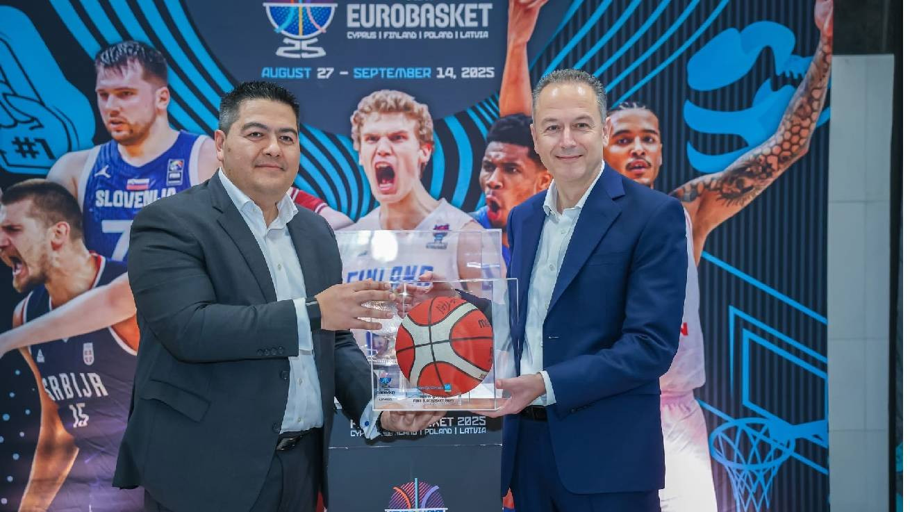 Τρ. Κύπρου: Υποδέχθηκε το τρόπαιο του FIBA EuroBasket 2025 σε μια ιστορική στιγμή για τον κυπριακό αθλητισμό