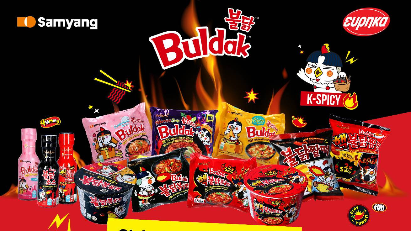 Samyang Buldak. Καυτά νέα από το No.1 Global Spicy brand!