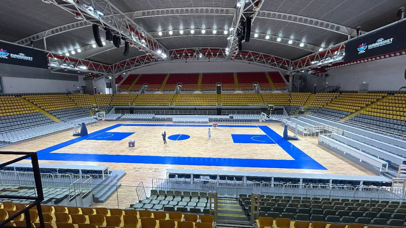 FIBA EuroBasket 2025: Έναν μήνα νωρίτερα παραδόθηκε το αναβαθμισμένο στάδιο «Σπύρος Κυπριανού» στη Λεμεσό από την A&A Apostolides