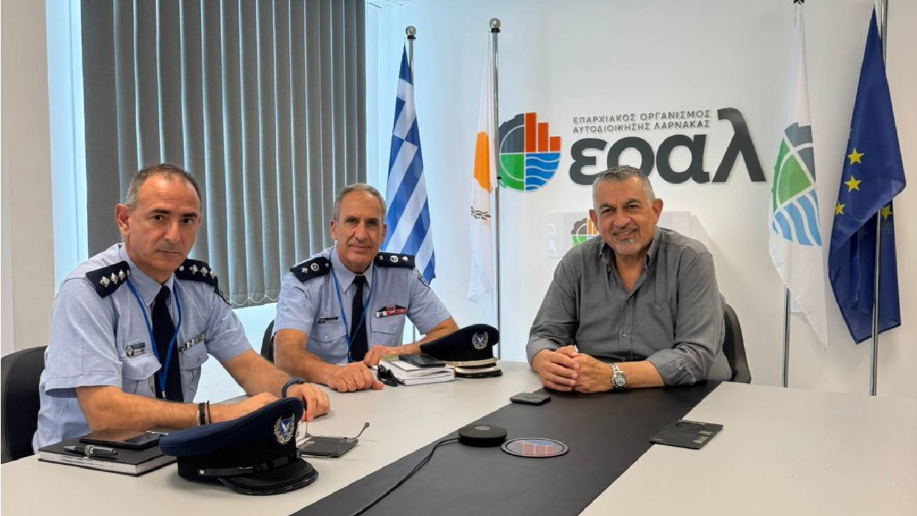Συνάντηση Προέδρου ΕΟΑ Λάρνακας με τον νέο Αστυνομικό Διευθυντή Λάρνακας