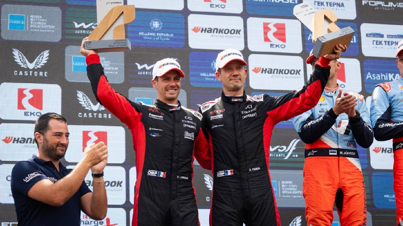 Η Toyota Gazoo Racing οδηγεί την κούρσα του WRC μετά το  Ράλι Ακρόπολις