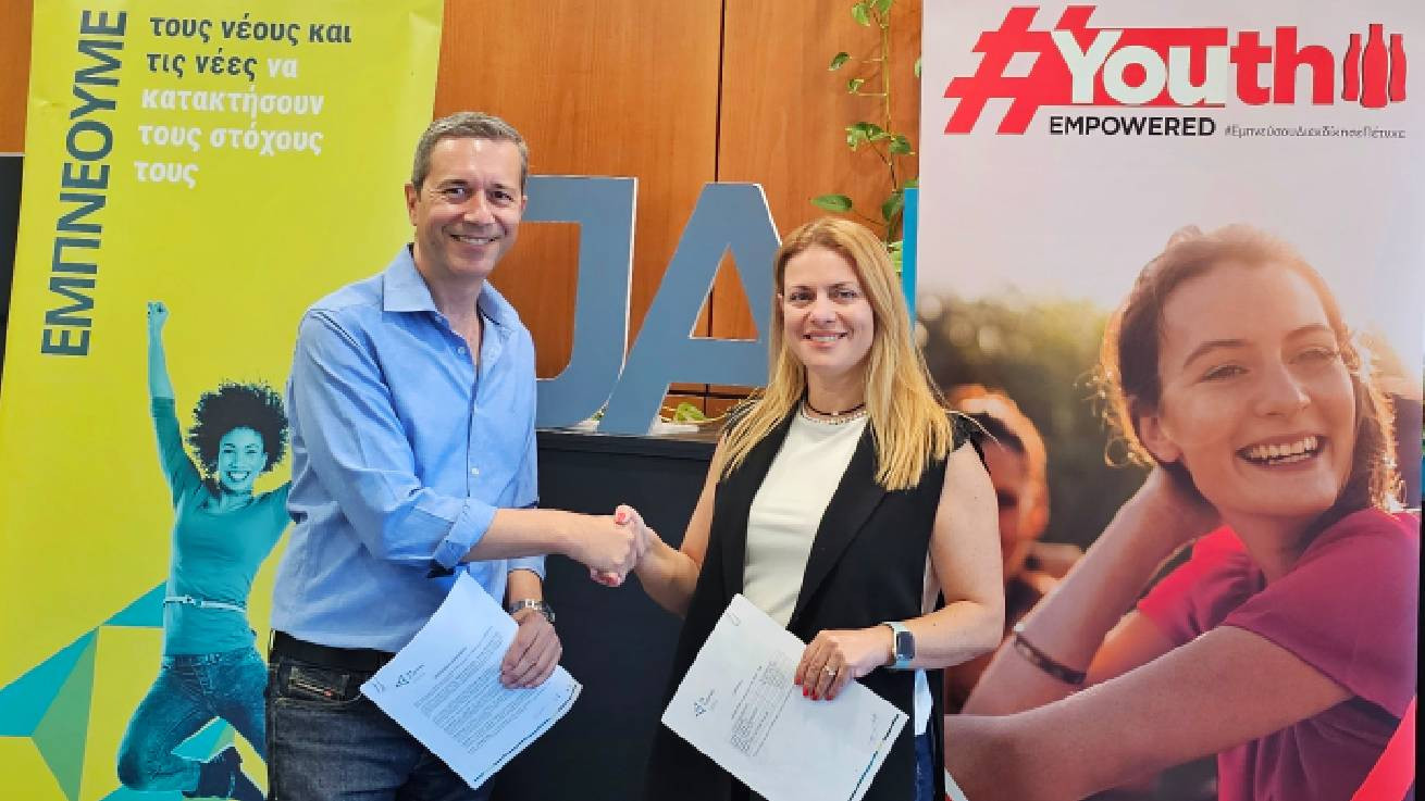 Η Coca-Cola HBC Κύπρου και ο Junior Achievement Cyprus ενώνουν δυνάμεις