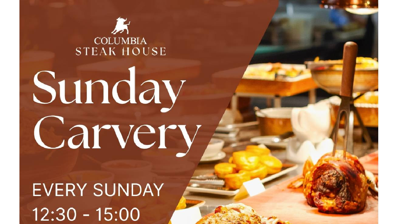 Το φημισμένο Sunday Carvery Lunch επιστρέφει στο Columbia Steak House