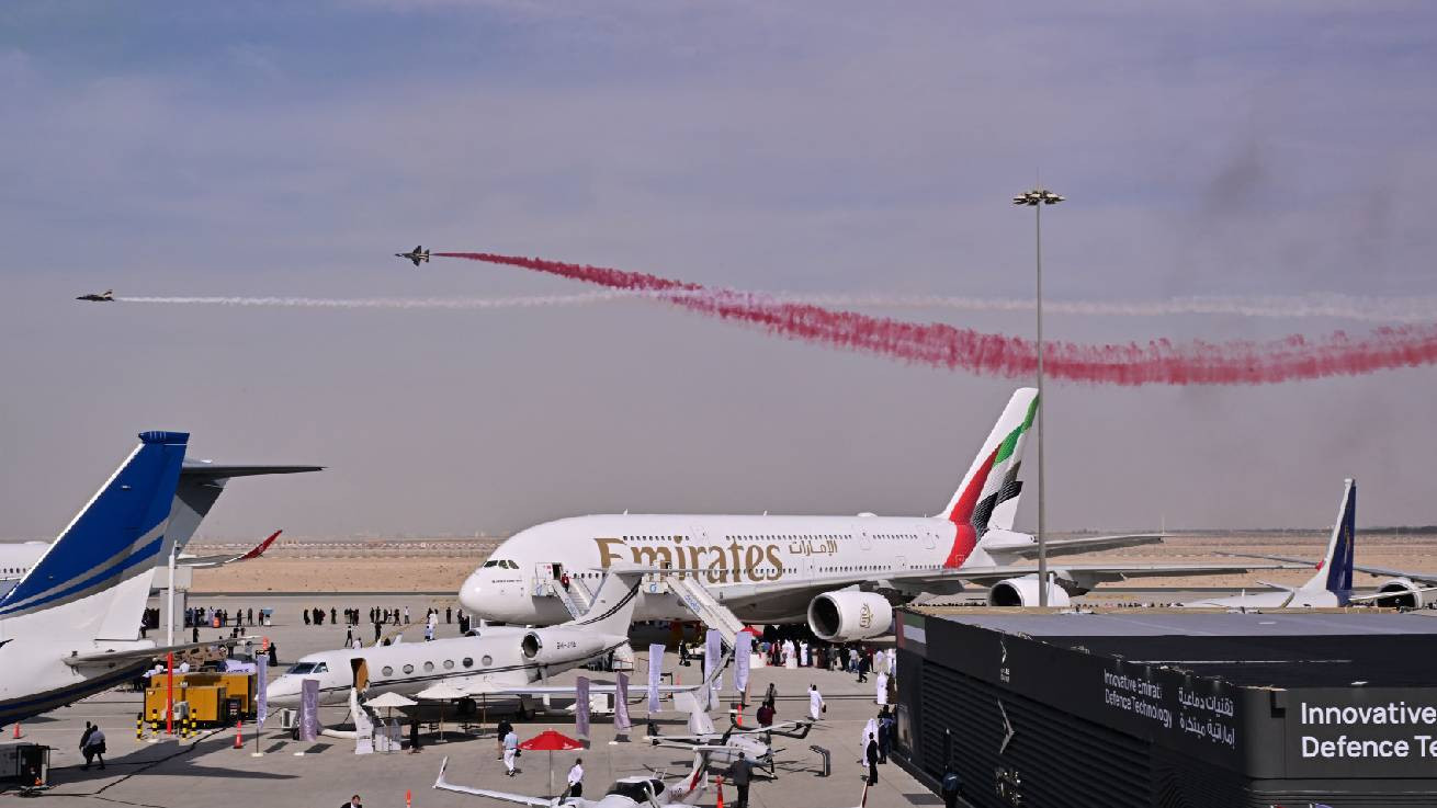 Ντεμπούτο για το A350 της Emirates στο Dubai Airshow 2025