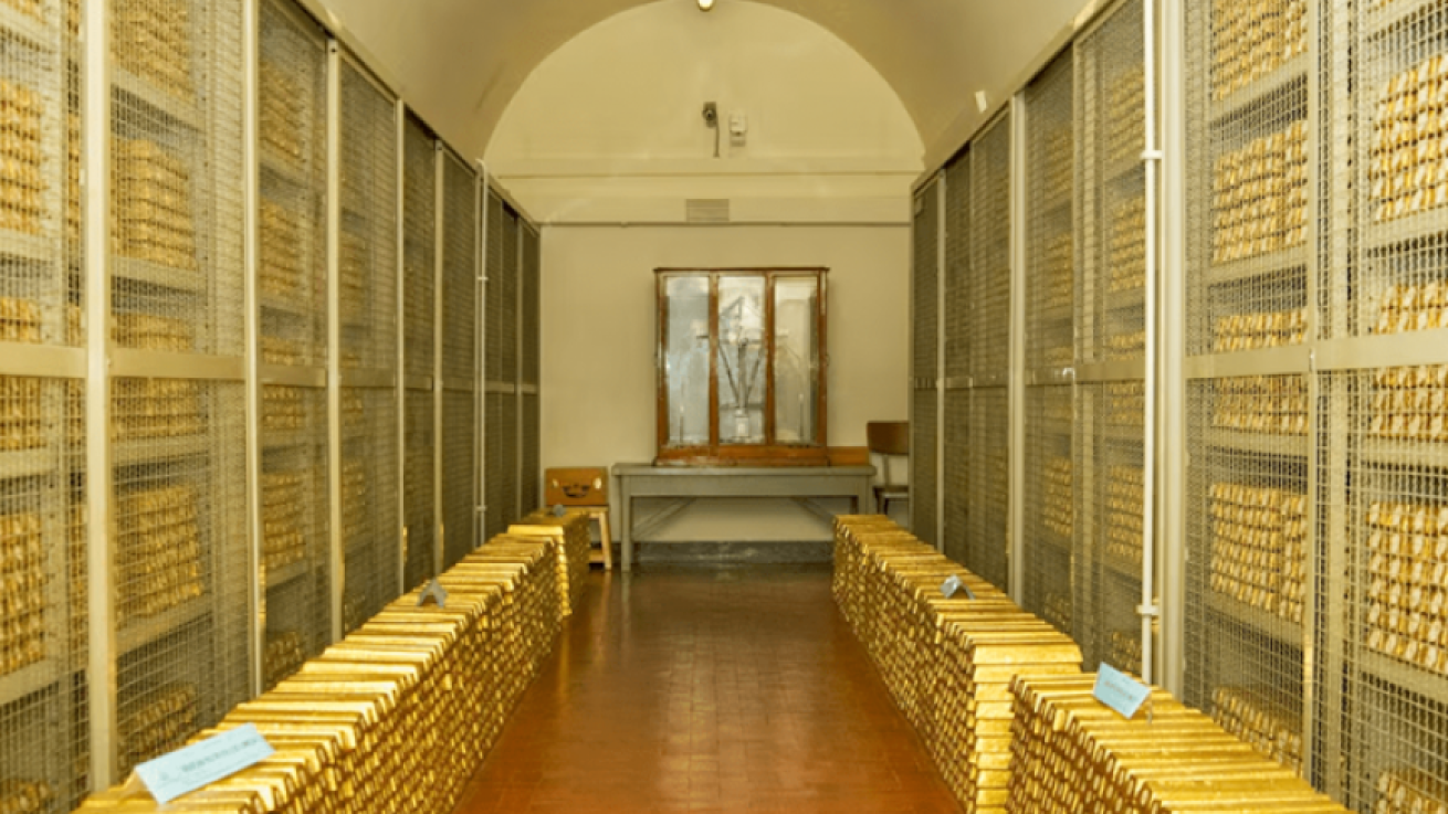 Η Ιταλία καθησυχάζει την ΕΚΤ για τα αποθέματα χρυσού της