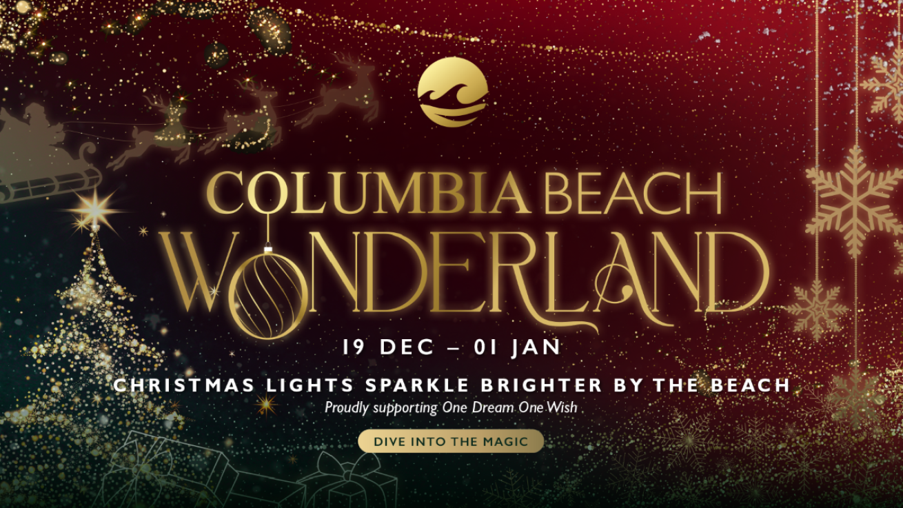 Columbia Beach Wonderland: Μαγικές γιορτές δίπλα στη θάλασσα