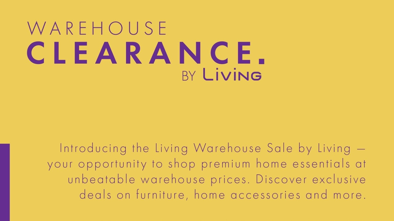 Άνοιξε σήμερα το Warehouse Clearance by Living στη Λευκωσία