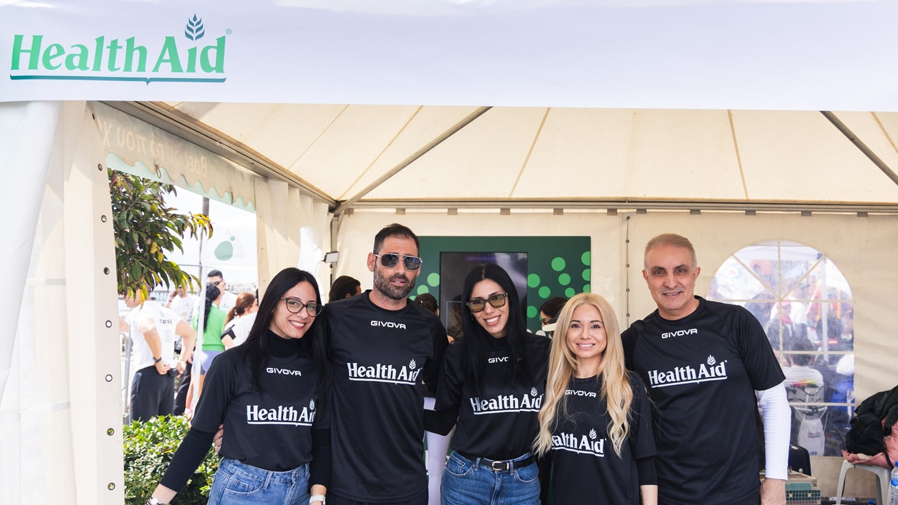 Δυναμικό παρών της Health Aid στον Μαραθώνιο Λεμεσού 2026