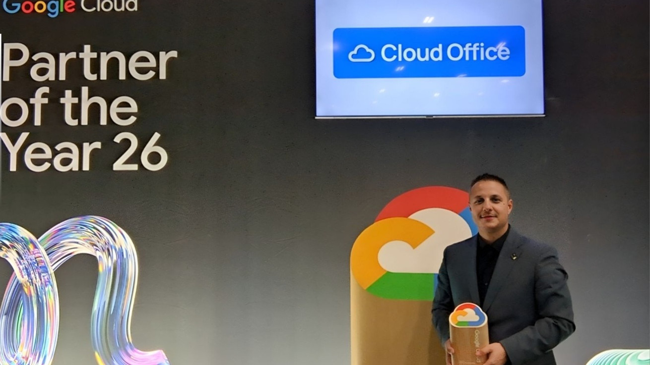 Η Cloud Office ανακηρύσσεται «Google Cloud Partner of the Year 2026» για την Κεντρική και Ανατολική Ευρώπη