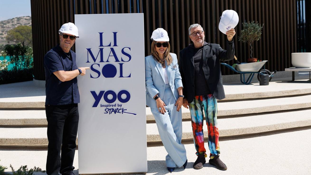 Ο Philippe Starck επισκέπτεται για πρώτη φορά την Κύπρο για το YOO Limassol