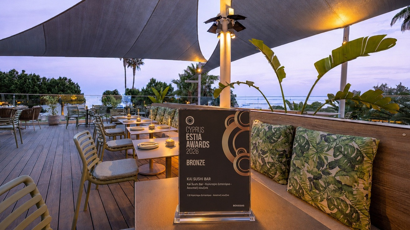Το Kai Sushi Bar τιμήθηκε με το πρώτο του βραβείο στα Cyprus Estia Awards 2026, στην κατηγορία «Καλύτερο Εστιατόριο Ασιατικής Κουζίνας»