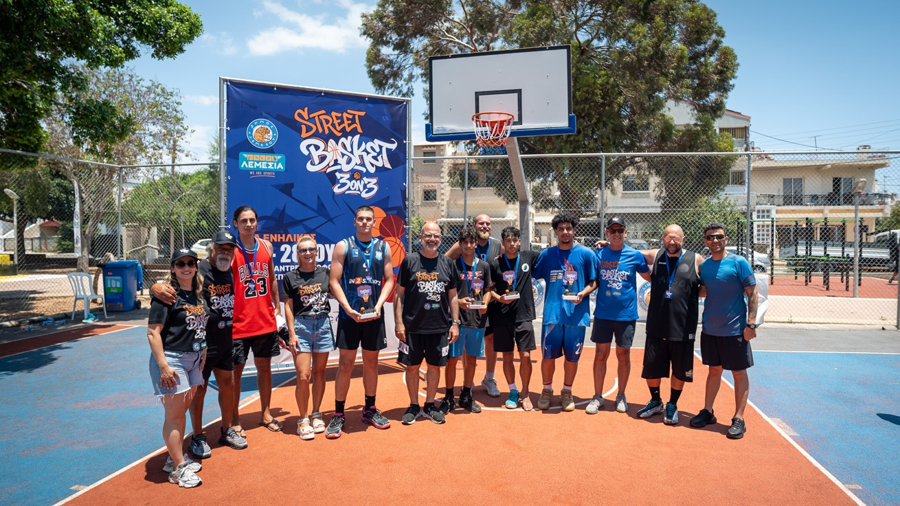 Τρίποντα, θέαμα και ασταμάτητη δράση στο STREET BASKET 3ON3 των Λεμεσίων