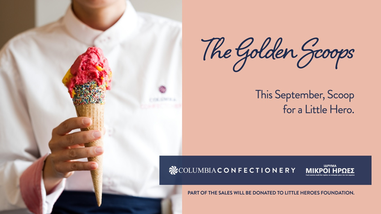 Αυτόν το Σεπτέμβριο κάθε gelato στο Columbia Confectionery γίνεται μια πράξη ελπίδας