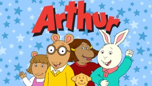 Αυλαία για τη σειρά κινουμένων σχεδίων 'Arthur'