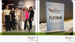 Platinum τιμητική βράβευση στα Cyprus Healthcare Business Awards
