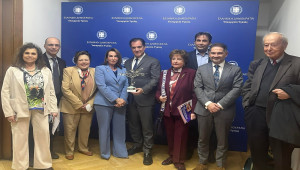 Συνάντηση του Έλληνα Υπουργού Υγείας Άδωνι Γεωργιάδη με την Εκτελεστική Διευθύντρια, Δρ. Ανδρούλλα Ελευθερίου, και συνεργάτες της Διεθνούς Ομοσπονδίας Θαλασσαιμίας