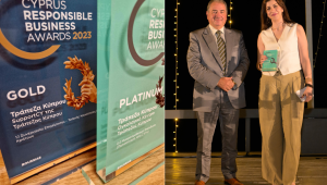 Η Τράπεζα Κύπρου βραβεύεται για την Εταιρική Υπευθυνότητά της