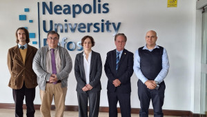 Συνάντηση του Πρύτανη του Πανεπιστημίου Νεάπολις Πάφος με την Πρέσβειρα της Γαλλίας στην Κύπρο