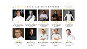 Cap St Georges Hotel & Resort - 12 Καταξιωμένοι Chef με 1 έως 3 αστέρια Michelin στη γαστρονομική σειρά εκδηλώσεων 