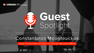 Κωνσταντίνος Μούντουκος στο “Guest Spotlight” της BOUSSIAS Cyprus:  Διαγράφει Μια σπουδαία επιχειρηματική πορεία στο χώρο της τεχνολογίας