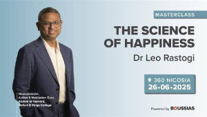 Ένα Masterclass για την Επιστήμη της Ευτυχίας  με τον Leo Rastogi στην Κύπρο