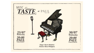 Ζωντανές μουσικές βραδιές στα PAUL – “Music with Taste at PAUL” τον Ιούλιο