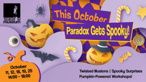 Halloween στο Paradox: Illusions, spooky fun & pumpkin-powered workshops!