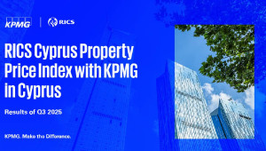 Αποτελέσματα Δείκτη Αξιών Ακινήτων  “RICS Cyprus Property Price Index with KPMG in Cyprus”  για το 3o τρίμηνο του 2025
