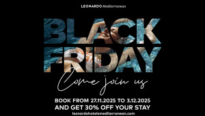 Πενθήμερη Black Friday από τη Leonardo Hotels:  30% έκπτωση σε όλες τις κρατήσεις για το 2026!
