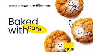 Η Exness, το Nomad Bread & Coffee και οι Μικροί Ήρωες ενώνουν τις δυνάμεις τους για έναν καλό σκοπό