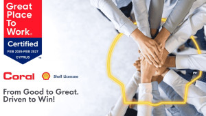 Η Coral Cyprus (Shell Licensee) πιστοποιείται ως Great Place To Work®