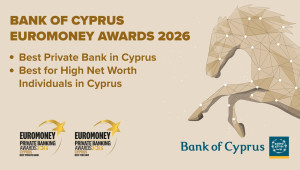 Η Τράπεζα Κύπρου κερδίζει δύο σημαντικά βραβεία στα Private Banking Awards 2026 του Euromoney για δεύτερη συνεχόμενη χρονιά