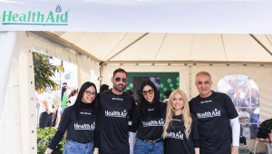 Δυναμικό παρών της Health Aid στον Μαραθώνιο Λεμεσού 2026