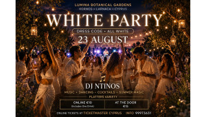 Το πρώτο White Party στην ορεινή Λάρνακα έρχεται στο Lumina Botanical Gardens