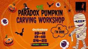 Halloween στο Paradox: BOO’S PARADOX PUMPKIN WORKSHOP