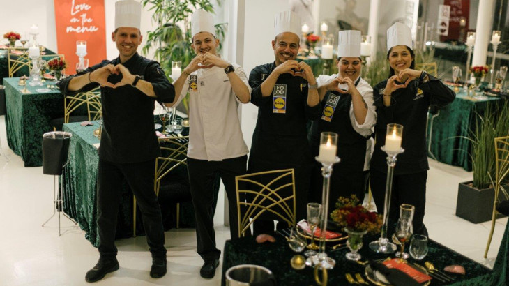 H Lidl Food Academy έγινε το πιο ρομαντικό σποτ της πόλης για την ημέρα του Αγίου Βαλεντίνου
