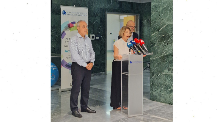 Επίσκεψη της Υπουργού Υγείας στο Ινστιτούτο Νευρολογίας & Γενετικής Κύπρου