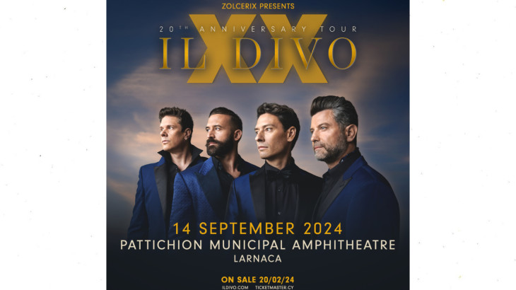 Οι IL DIVO στην Κύπρο!