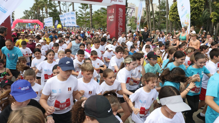 Εκατοντάδες παιδιά απόλαυσαν τον Andrey & Julia Dashin’s Foundation Youth Race του ΟΠΑΠ Μαραθωνίου Λεμεσού