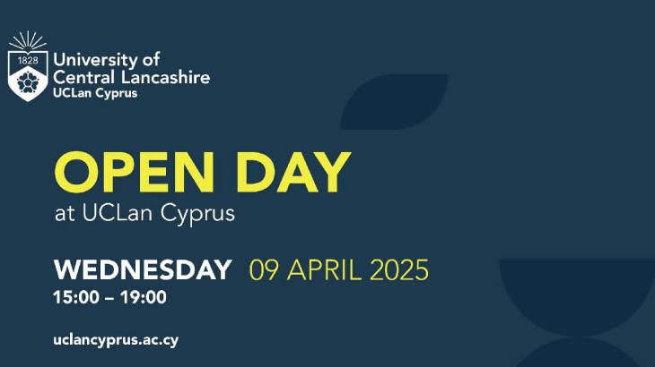 Ανακάλυψε ένα κόσμο γεμάτο ευκαιρίες στο Open Day του Πανεπιστημίου UCLan Cyprus