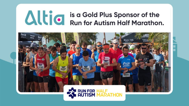 Η Altia Χρυσός Χορηγός του Run For Autism Half Marathon 2025