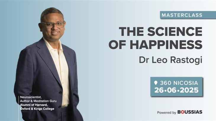 Ο Leo Rastogi έρχεται στην Κύπρο: Μια συζήτηση για την ηγεσία, την ευτυχία και τον σκοπό της ζωής – Νέο Podcast με τη Μαρία Κυριάκου, CEO της BOUSSIAS Cyprus