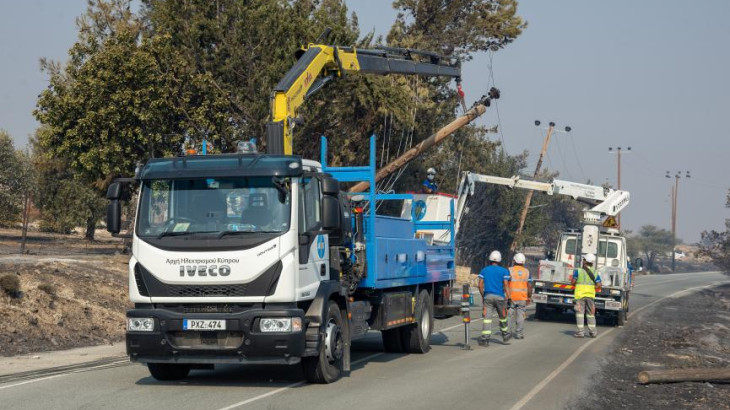 Επιστρατεύει κινητές γεννήτριες η ΑΗΚ για να δώσει ρεύμα σε πληγείσες περιοχές